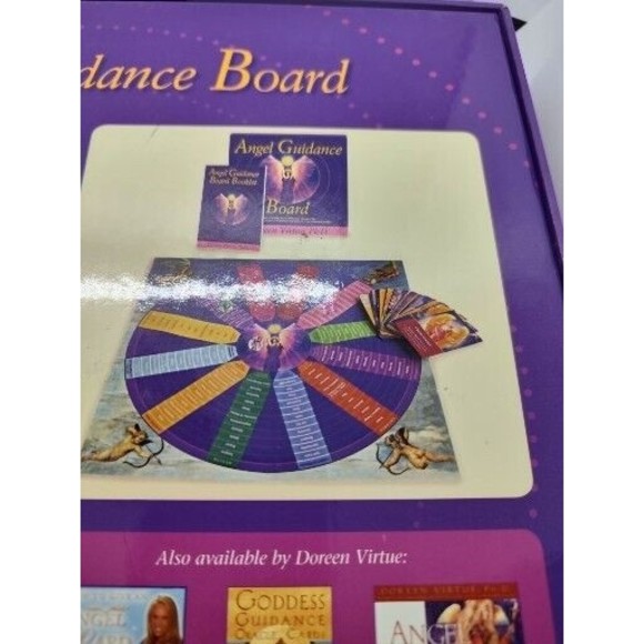 Angel Guidance Board by Doreen Virtue PhD Complete W/ Booklet Dice Board Tokens - Picture 6 of 10